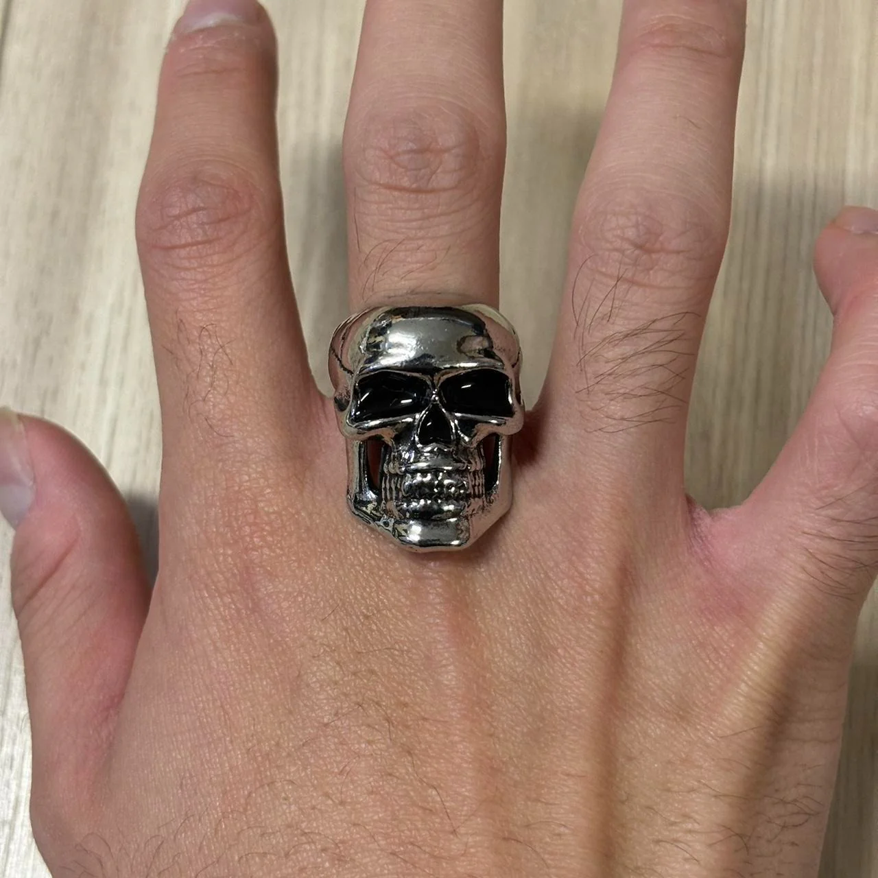 0500 - Rock Skull Oversized Ring - Image 3