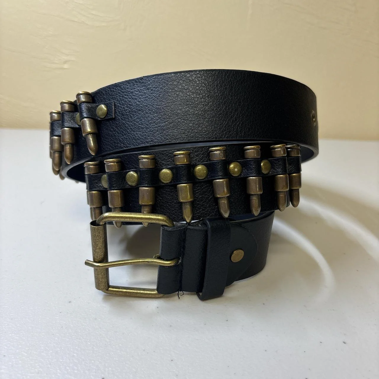 0650 - Rusted Bullet Studded Belt - Image 2