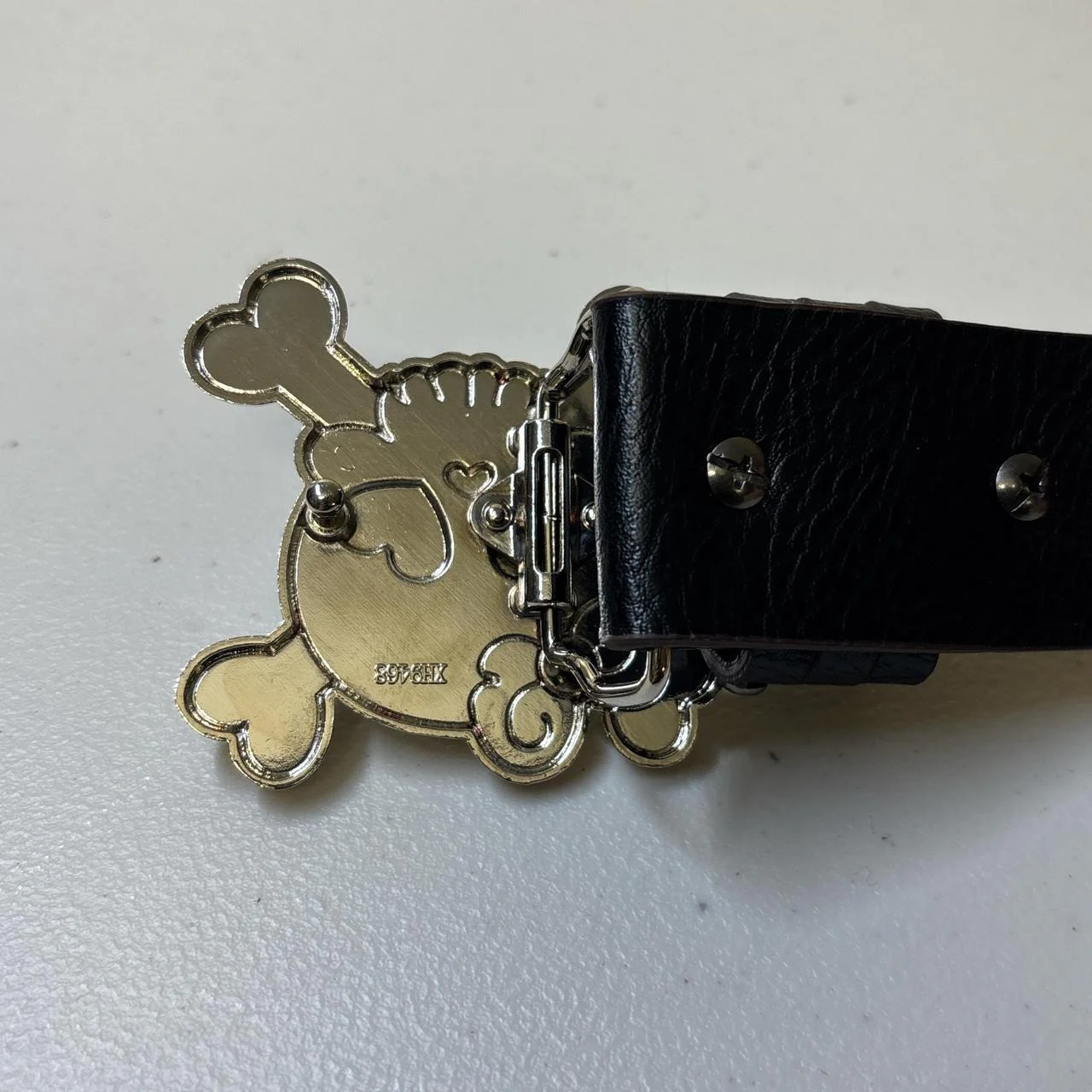 0665 - Skull Heart Buckle Belt V2 - Image 3