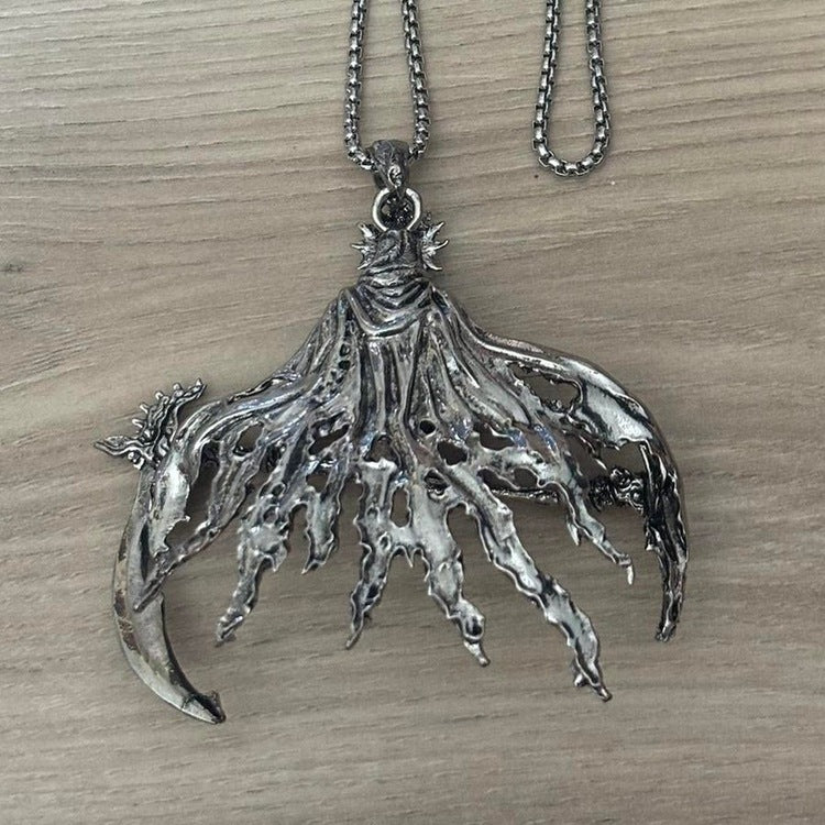 0258 - Death Grim Reaper Necklace - Image 2
