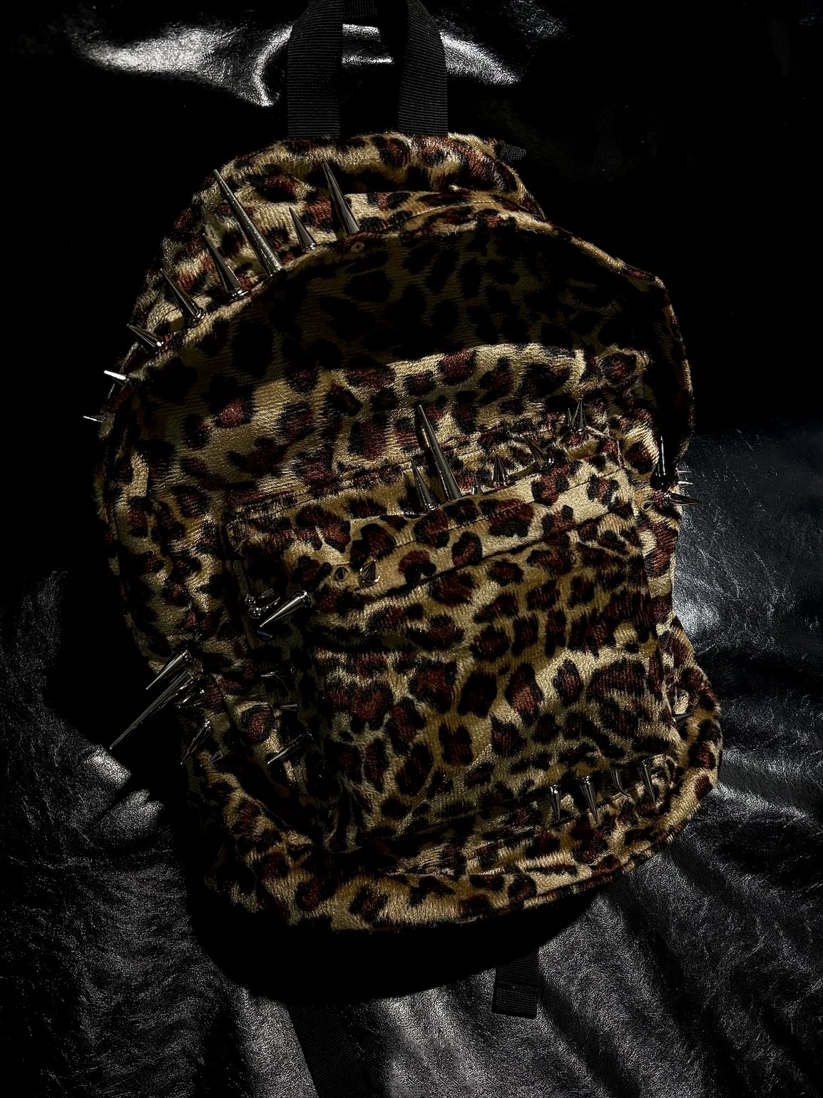 Pierced Leopard Backpack - Image 2