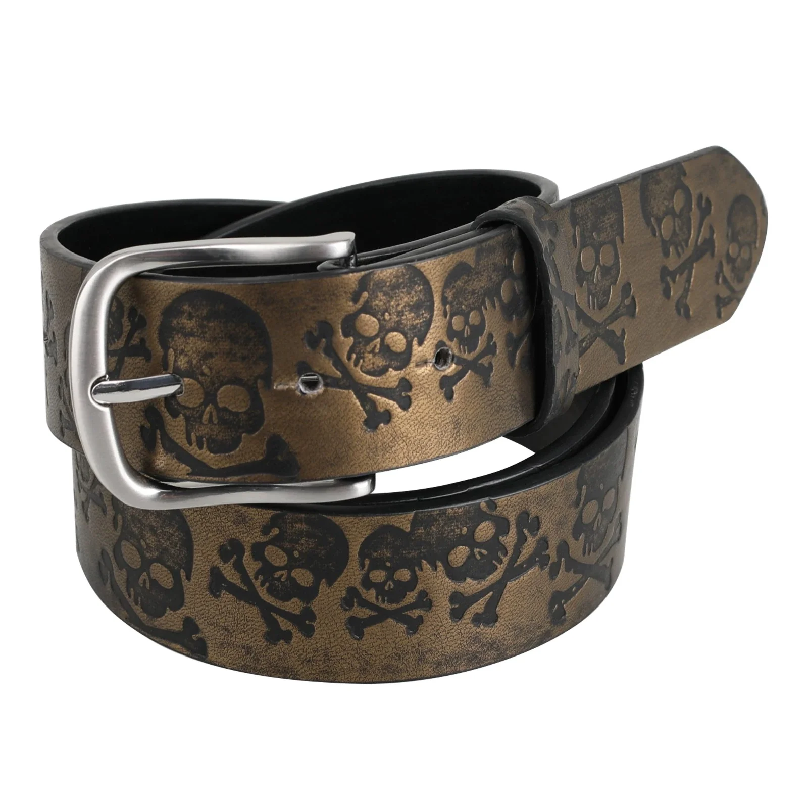 Death Skull Cross Bone Belt - Image 2