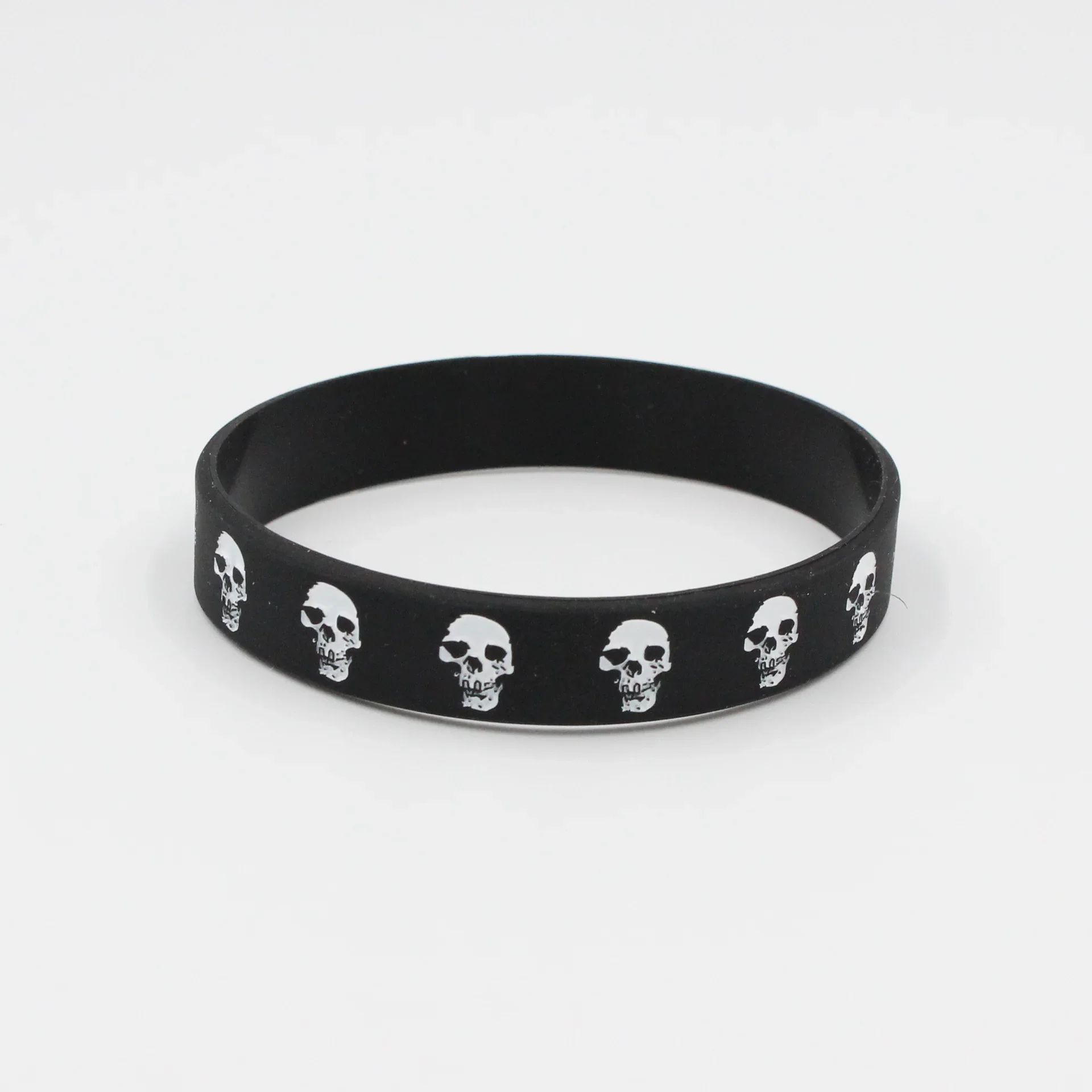 Skull Silicone Rubber Bracelet - Image 4