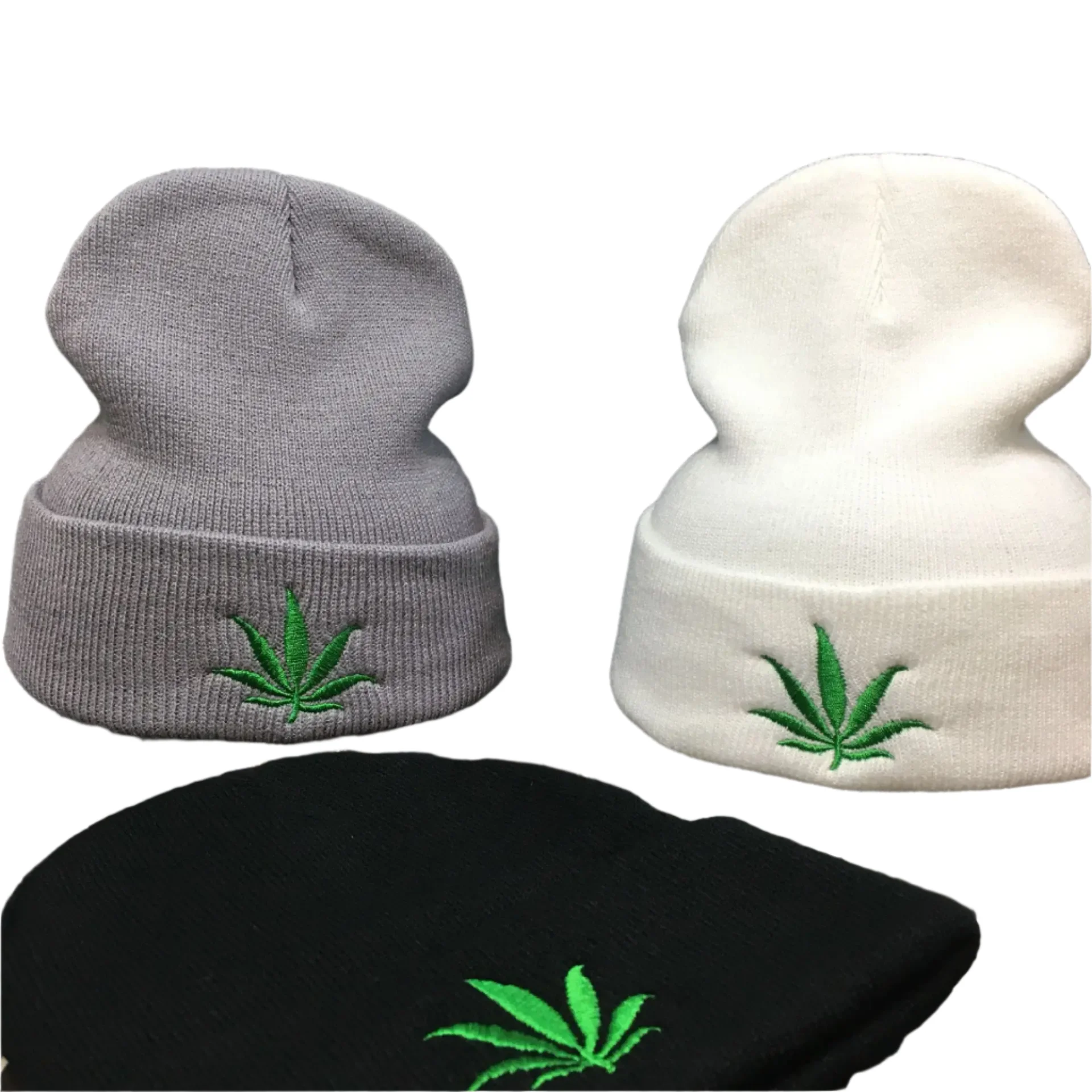 Weed Knitted Beanie - Image 5